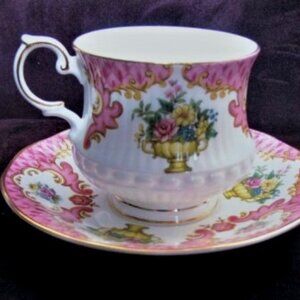 Queens Rosina Fine Bona China Tea Cup & Saucer